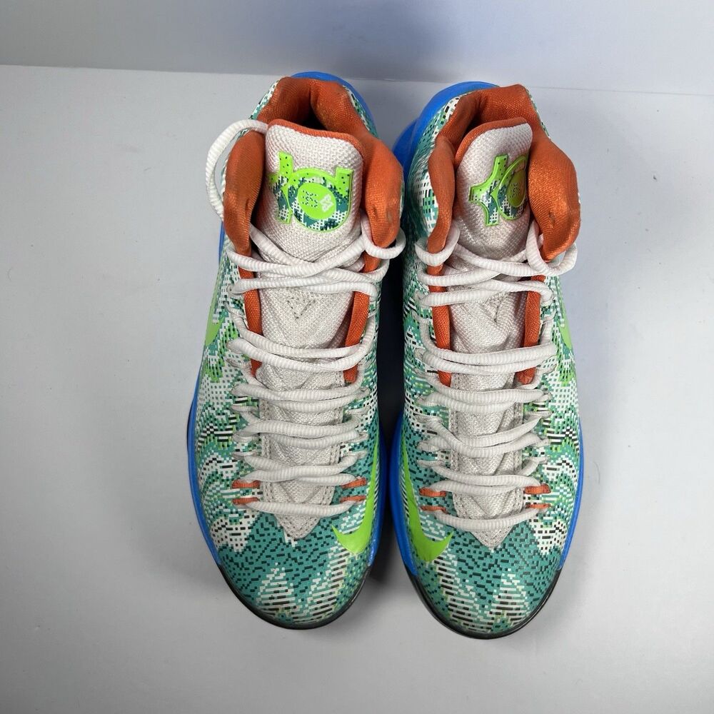 Nike ID Kevin Durant KD 6 Custom Colorway Lace Up Basketball Shoes 5.5 Youth - Picture 6 of 8